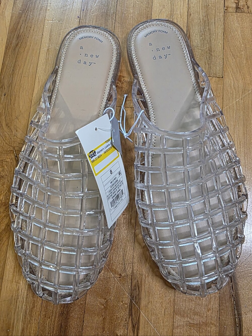 a new day Clear Jelly Slip-On Mules